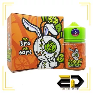 CRAZY BUNNY LIME WITH CARROT PREMIUM LIQUID INDONESIA 60ML 3MG