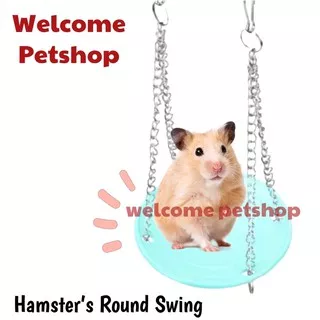 Hamster’s Round Swing / Ayunan Bulat Hamster / Mainan Hamster / Aksesoris Hamster