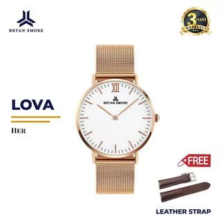 Jam Tangan BRYAN SMORE - LOVA - HER - ORIGINAL - GARANSI 3 Tahun