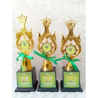 Piala Set 123 Pucuk Mahkota Piala Set Piala Plastik Piala Murah Piala Lomba Piala Event Piala Juara