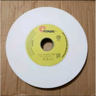KINIK Surface Grinding Wheel WA 80 KV 1A Straight Type - Batu Gerinda Lurus KINIK 205 x 19 x 31.75