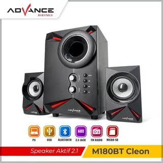 Speaker Aktif Advance M180BT Cleon Bluetooth Subwoofer BASS / M180 BT Bluetooth NEW CLEON Xtra Power Sound