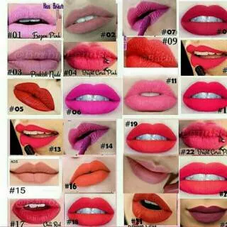 Lipstik matte 3D tint kiss beauty