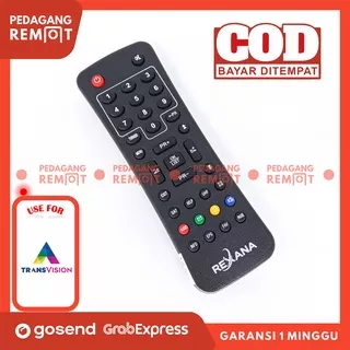 Remot Remote Receiver Parabola Transvision Rexana SD Ku Band / Transvision Tanaka Nusantara Merdeka SD C Ku Band Original