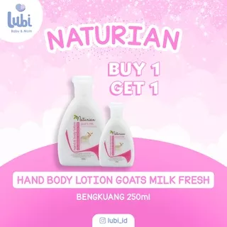 NATURIAN HAND BODY LOTION GOATS MILK F. BENGKUANG 130 ML