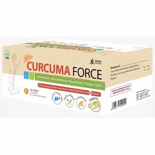 Curcuma force box 120 tablet ( meningkatkan napsu makan & fungsi hati )