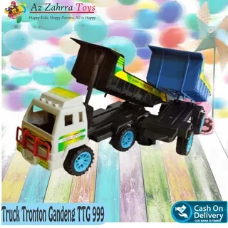 Mainan Anak Truk Tronton Gandeng Plastik Dump Truck Tronton TTG 999 SNI