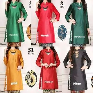 Atasan kebaya kurung tafeta kebaya iriana / siti nurbaya / kebaya tafeta modern