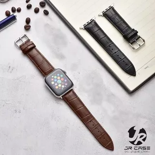 Tali Strap Leather Kulit Apple Watch Series 7 45mm / 42mm / 44 mm Series 1 2 3 4 5 6 SE Tali iWatch Leather Sport Band Jam Tangan Apple