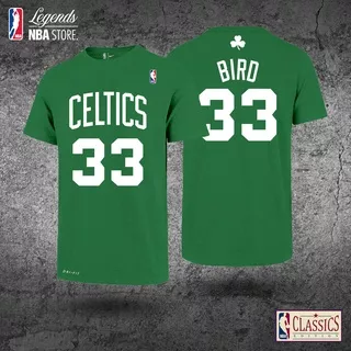 Baju Basket Pria Wanita NBA T shirt basket Kaos Boston Celtics 33 Larry Bird NBA Tshirt Basketball Classic Edition