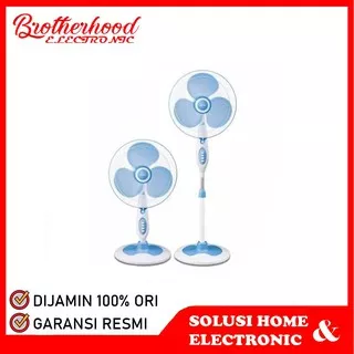 Kipas Angin Berdiri dan Duduk Miyako / Stand Fan Desk Fan Miyako KAS 1618KB / KAS1618KB / KAS-1618KB