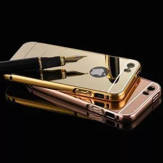 Bumper Case Mirror Iphone 5 5G 5S Backcase Hardcase Casing Slide Case alumunium Metal