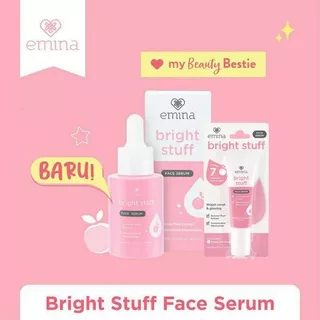 EMINA BRIGHT STUFF FACE SERUM 30ML -7,5 ML/ serum wajah glowing emina/serum emina/emina bright stuff