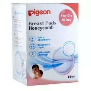 Pigeon Breastpad Honeycomb 66 Pcs