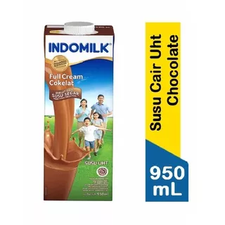 Indomilk Full Cream Cokelat 950 ml - Susu UHT Indomilk 950 ml