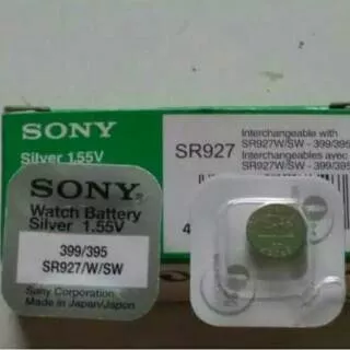 BATERAI BATRE BATTERY JAM TANGAN DLL SONY 399/395  SR927SW/W BATERE SINGLE PACK 927