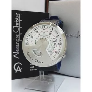 Jam Tangan Wanita Alexandre Christie AC  8516 MS BLSVWH black silver white