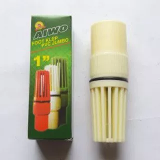 FOOT KLEP JUMBO 1 INCHI AIWO/KLEP AIR PVC TEBAL/FOOT KLEP PVC JUMBO/FOOTKLEP FOOTVALVE SPARE PART POMPA AIR MURAH