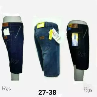 Celana Jeans Pendek Pria Remaja Dewasa Slimfit Murah Loiser Laris Navy Biowash