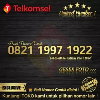 Nomor Cantik Telkomsel Tahun PSHT 1922 Sepasang Super Cantik Promo Murah Kartu Perdana Telkomsel AS Dobel Tahun 1997 1922 Sepasang Murah