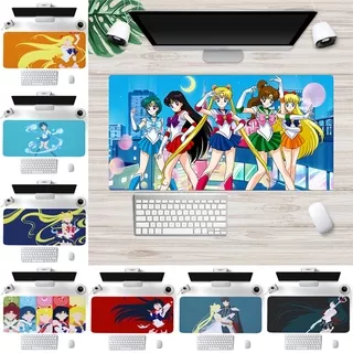 H&L Computer Accessories Mouse Pad Anime Design Elements Sailor Moon Boutique Non-slip Mouse Pad 30*60cm