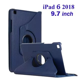 Ipad 9.7 inch generasi 6 2018 Flip Book Cover Case Leather Rotating