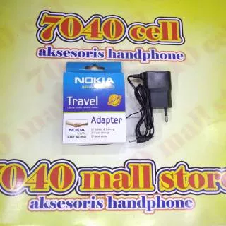 Charger Nokia kecil N70 N71 N72 N73 N76 N77 N78 N79 N8 N80 N81 N810 N82 N90 N91 N92 N93 N95 N96
