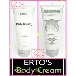 ERTOS/ ERTO`S Body Cream/ Body Serum 180gr BPOM Original 100%