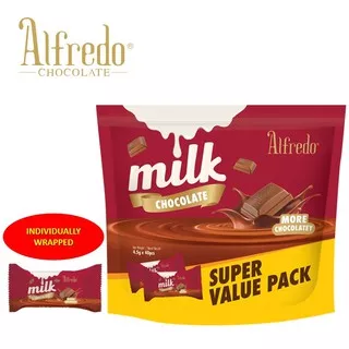 Cokelat Alfredo Milk Chocolate Super Value Pack 180gram