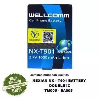 NEXIAN NX T910 TM005 BA005 BATTERY  DOUBLE IC