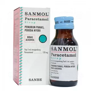 sanmol syr 60ml, sanmol syr forte dan sanmol drop untuk menurunkan demam dan nyeri