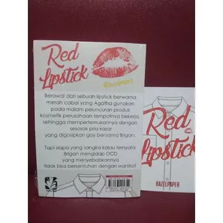 Red lipstick by Hazelpaper