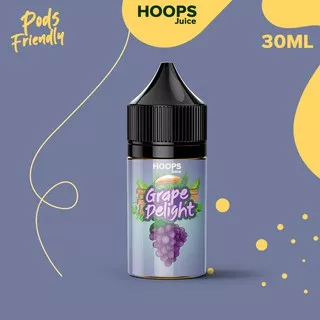 Liquid Hoops PODS Juice Grape Delight 30ml 0mg Non Nic Saltnic Premium Liquid Vape Vapor Eliquid