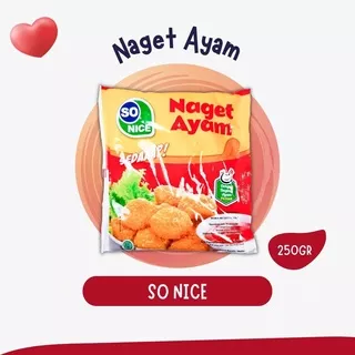 ADDRIELLA - SO NICE NUGGET/NUGGET STIK AYAM 250gr | SO NICE/FROZENFOOD/FROZENFOOD MURAH