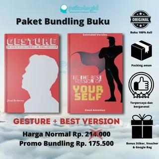 Paket Bundling Buku Psikologi (Gesture + Be The Best Version of Yourself)