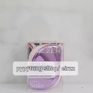 Tangle Teezer Compact Styler On The Go Detangling Hairbrush in Lilac Gleam