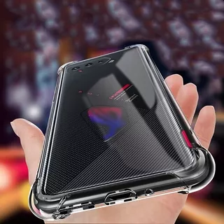 Asus ROG Phone 5 / ROG Phone 5 Pro / ROG Phone 5 Ultimate / ROG Phone 3 / ROG Phone 2 Soft Clear Crystal Shockproof TPU Case Cover