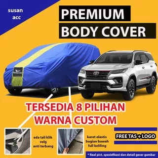 Body Cover PREMIUM FORTUNER / Sarung mobil Fortuner vrz / Mantel Mobil Fortuner / Selimut Fortuner