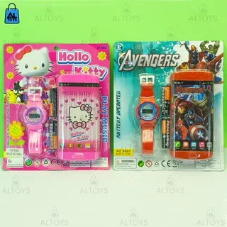 MAINAN HP BLACKBERRY SMARTPHONE MUSIK / MAINAN HEADPHONE GALAXY JAM TANGAN ANAK