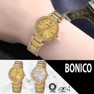 BONICO Original Brand - Jam Tangan Wanita - 3662 Alloy Band