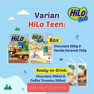 Susu HiLo Teen Vanilla Caramel / Coklat isi 750 gr (exp Agustus 2023)