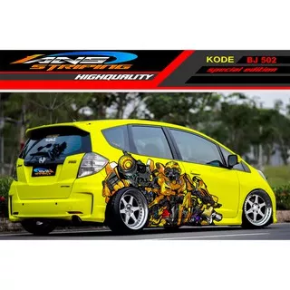 STICKER MOBIL JAZZ BRIO TRANSFORMER / DECAL STICKER MOBIL / STICKER MOBIL TERBARU / STIKER BABELBE