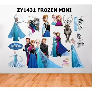 Wall Sticker 50x70 X 2 Paket Stiker Tembok Wallsticker Transaparan Hiasan Dinding FROZEN MINI