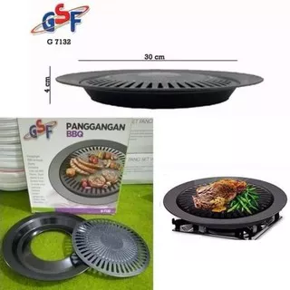 PANGGANGAN BULAT BBQ Alat Panggang BBQ Grill 32 CM GSF-7132