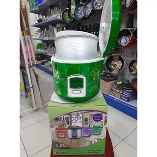 Pemasak nasi Penanak Nasi Rice Cooker Magic com ELECOR RC 1 Liter Mini Kecil | Penghangat Nasi | Elektronik Mejikom