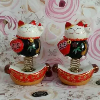 Hiasan mobil lucky cat / lucky cat / kucing keberuntungan