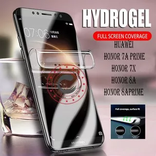 ANTI GORES JELLY HYDROGEL HUAWEI HONOR 7A 7X 8A 8APRIME PRIME FULL SCREEN PROTECTOR GUARD SHOCK