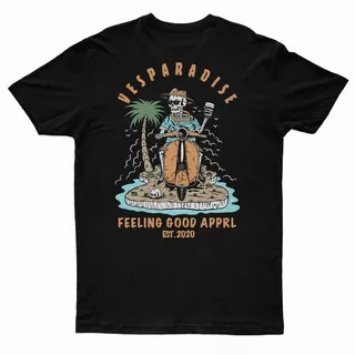 Feeling Good T-Shirt Vesparadise / Black