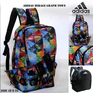 RANSEL ADIDAS MIRAGE FREE RAIN COVER / TAS BACKPACK PRIA WANITA ADIDAS