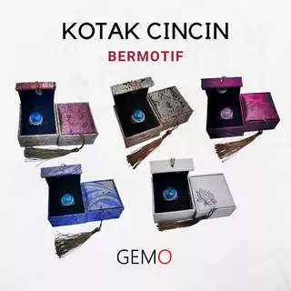 Kotak Cincin Motif Tersedia Berbagai Warna Ring Box Tempat Perhiasan Jewelry Murah Cocok Untuk Gift / Hadiah, Lamaran, Mahar Pernikahan, Hantaran Tunangan, Seserahan Pernikahan